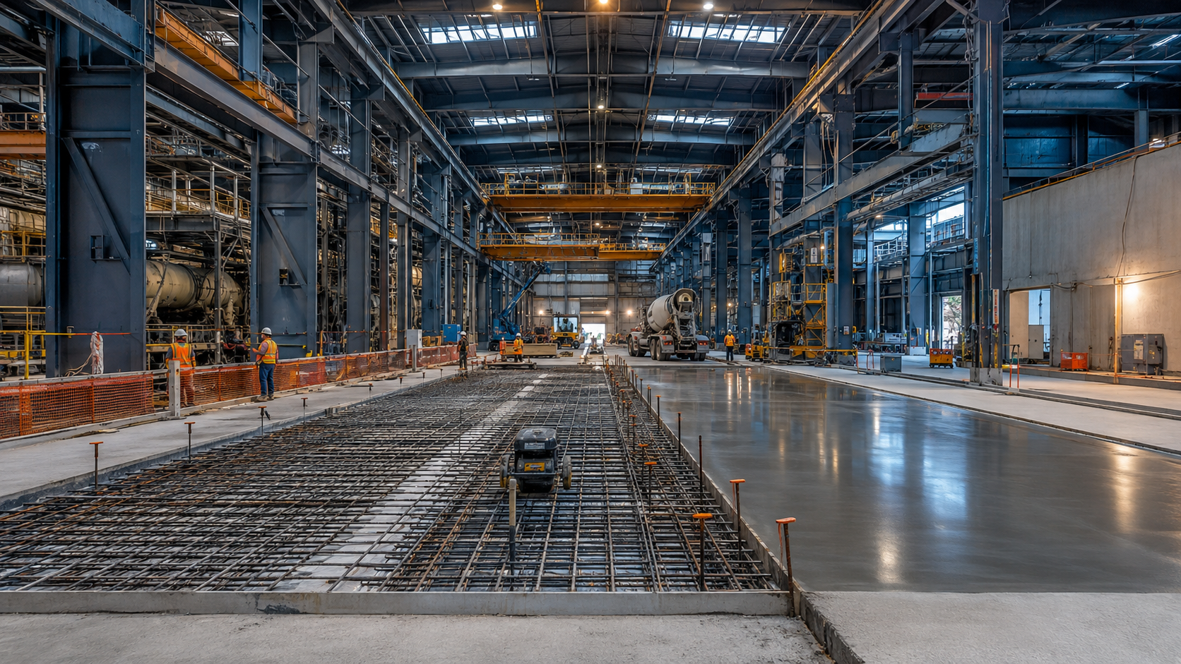 Obra civil y estructura industrial